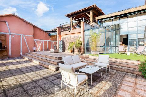 Maison d&rsquo;exception, vues et terrasses en coeur de village