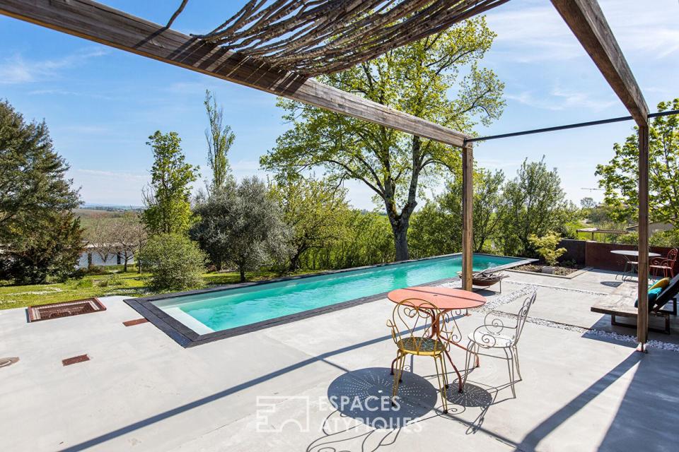 Villa entre lumière et panorama apaisant