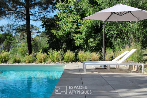 Dans un écrin de verdure, maison avec piscine sur les hauteurs d’ALBI