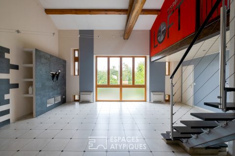 Maison type loft dans le centre historique