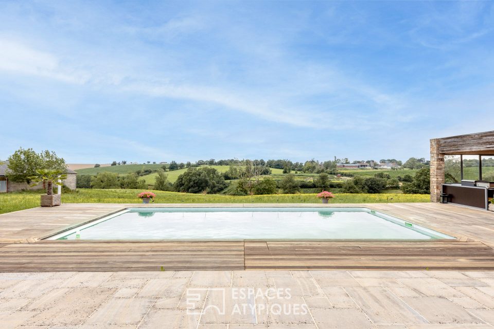 Villa d'architecte avec piscine proche d'ALBI