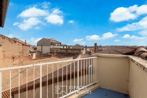 Charmant appartement en dernier étage au centre-ville