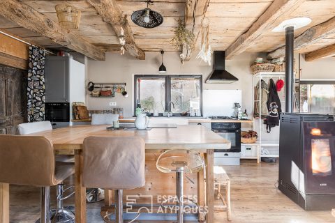 Ensemble immobilier de charme avec gîtes en pleine campagne tarnaise