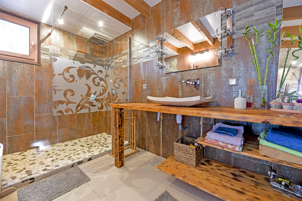 Bright villa in pine forest with pool