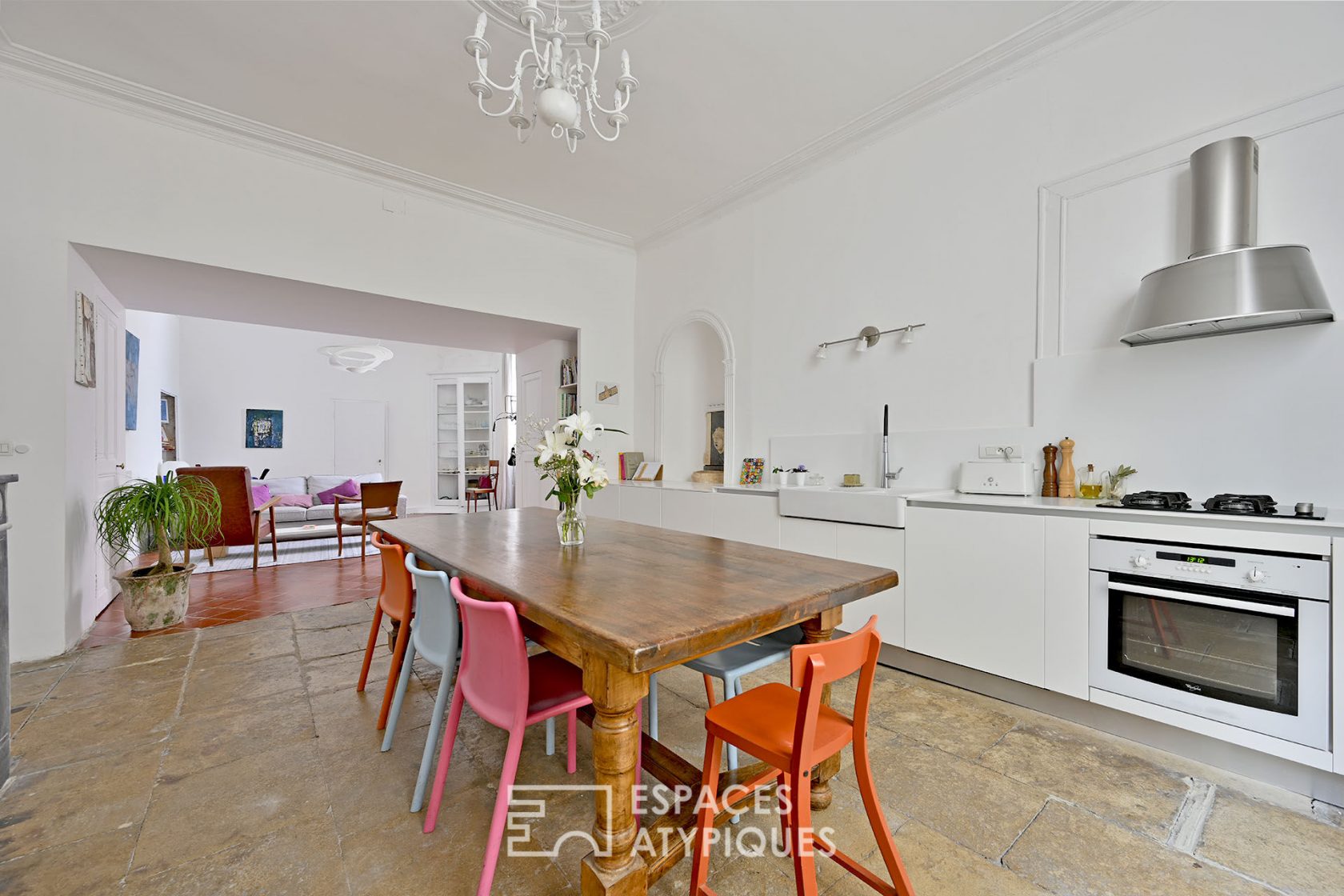 Renovated apartment with character