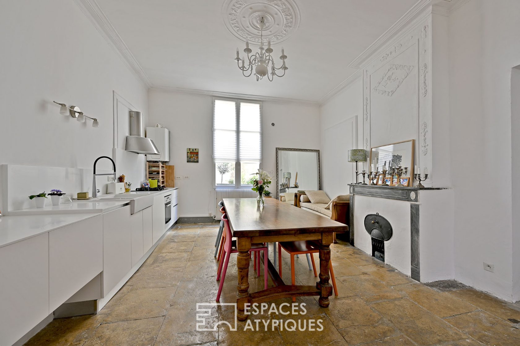 Renovated apartment with character