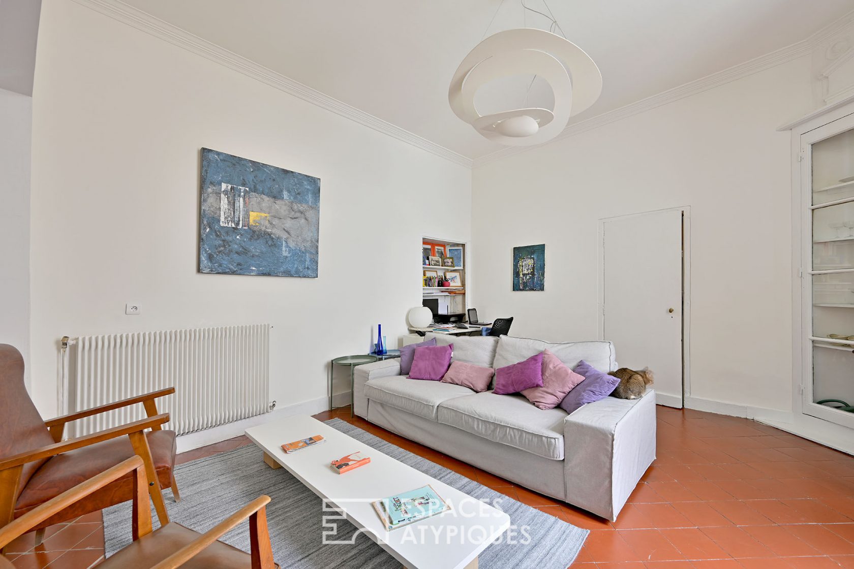 Renovated apartment with character