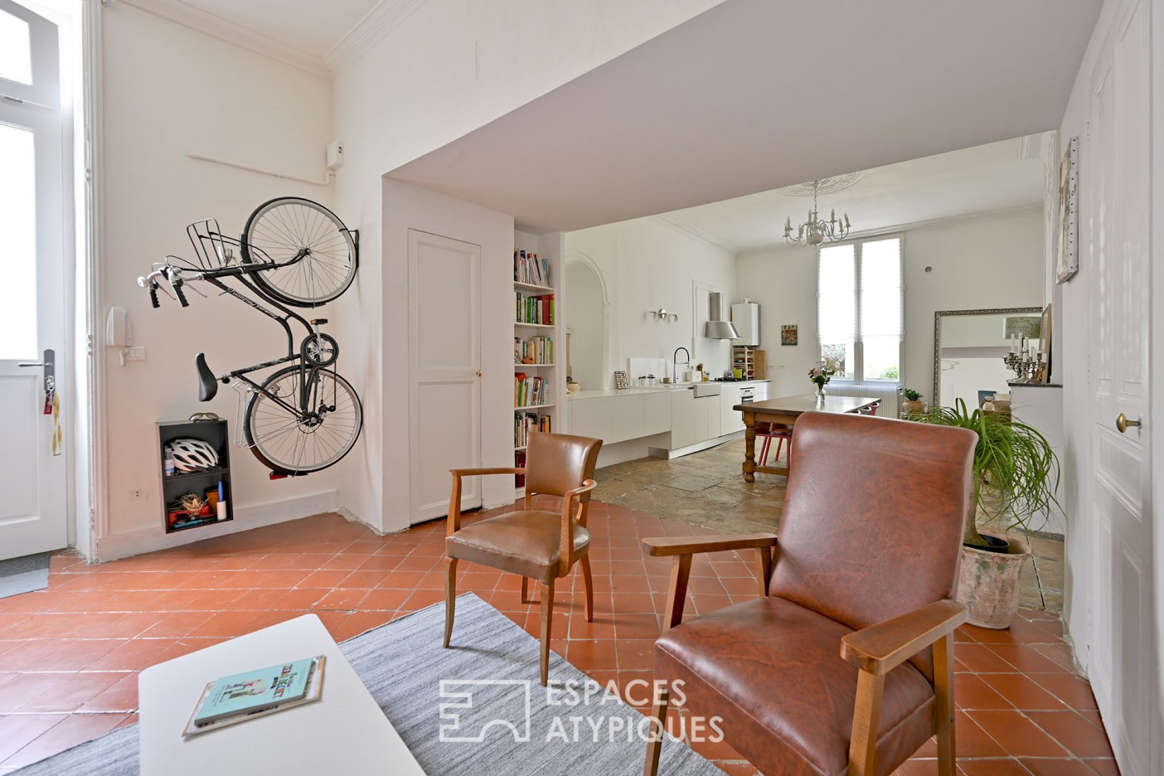 Renovated apartment with character
