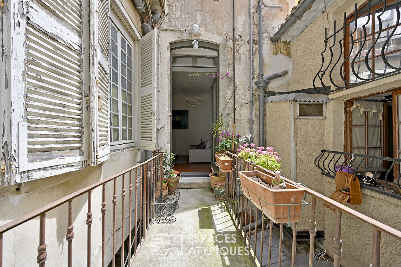 Renovated apartment with character