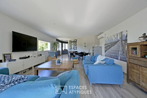 Contemporary reinterpretation of an old wine farmhouse