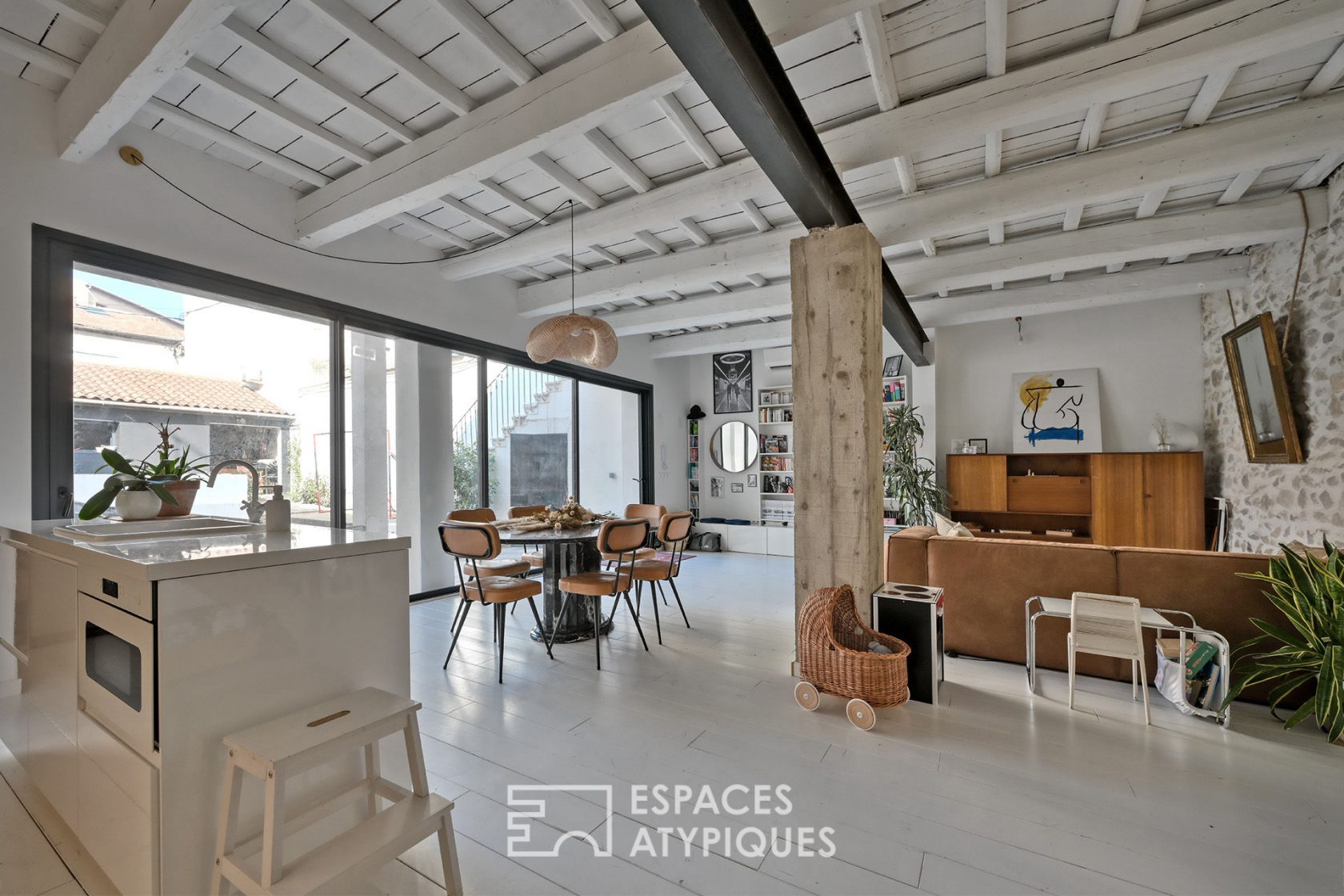 Maison de ville avec piscine