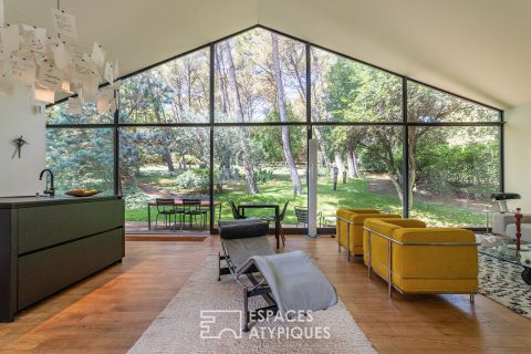 Villa d’artiste avec piscine