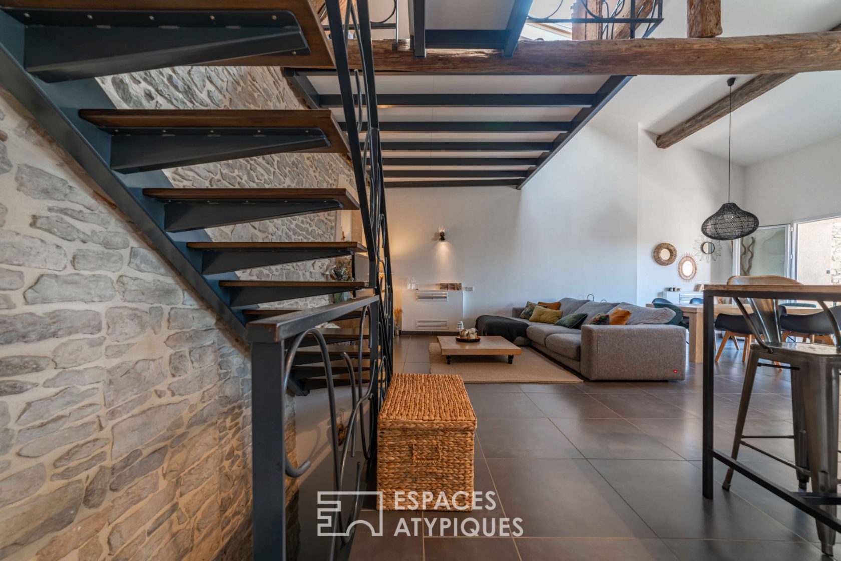 Charming loft house with exteriors