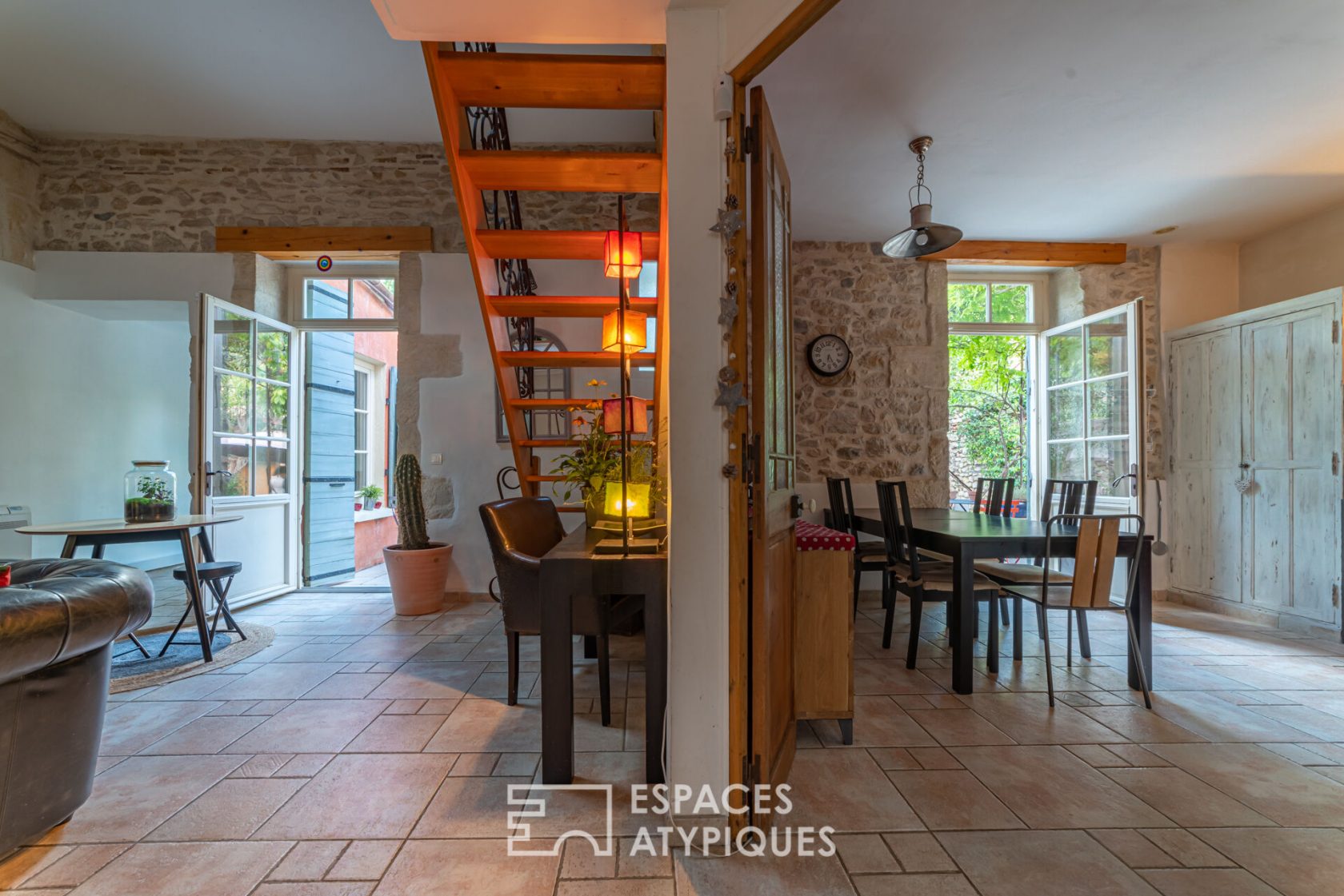 Townhouse with garden and swimming pool