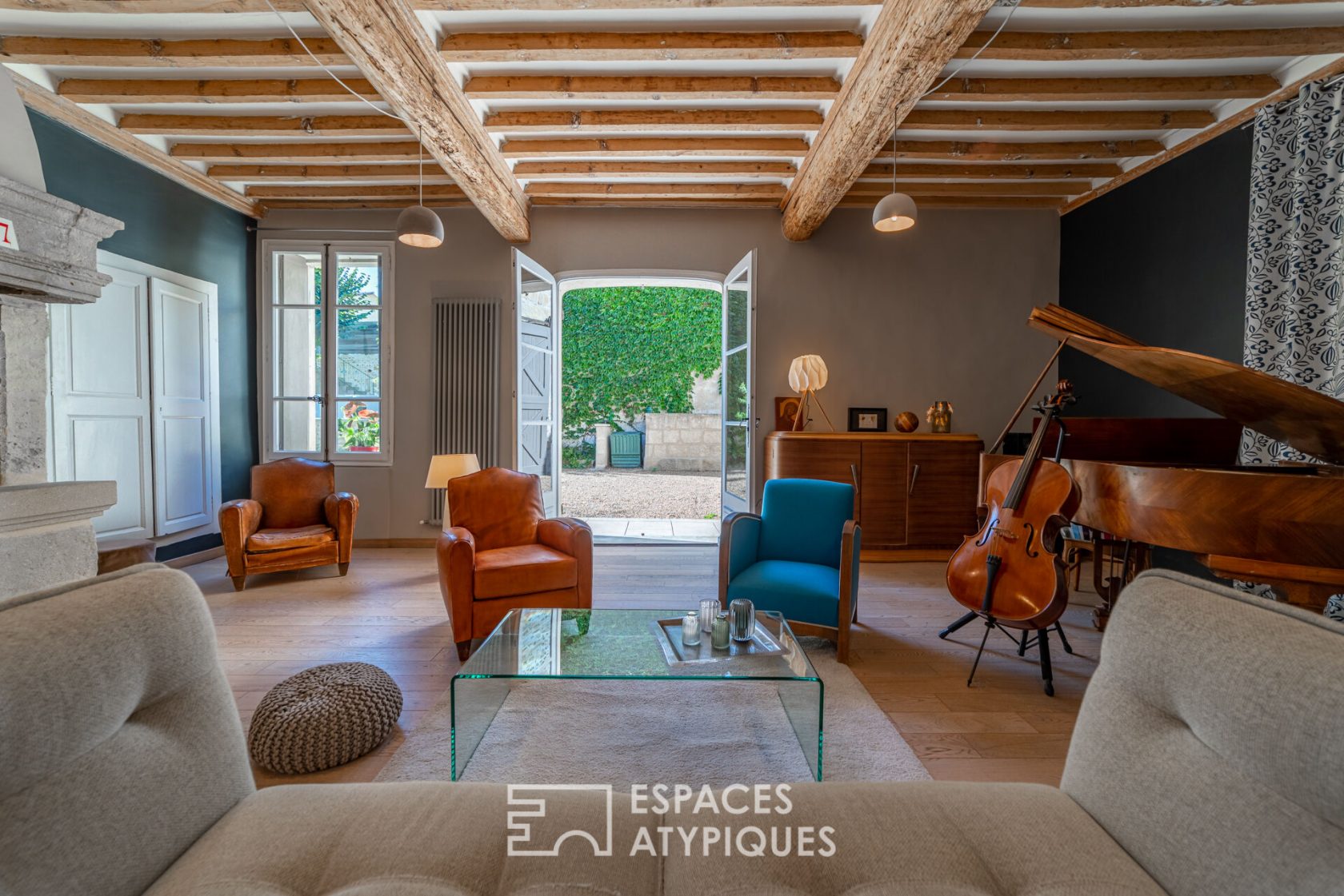 Renovated historic house with its intimate garden