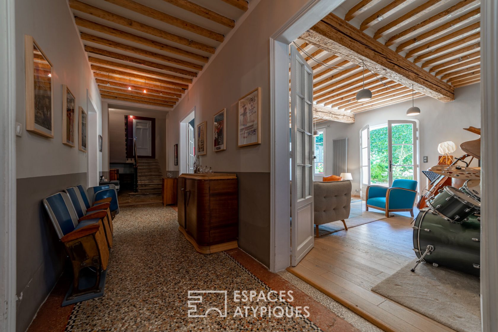 Renovated historic house with its intimate garden