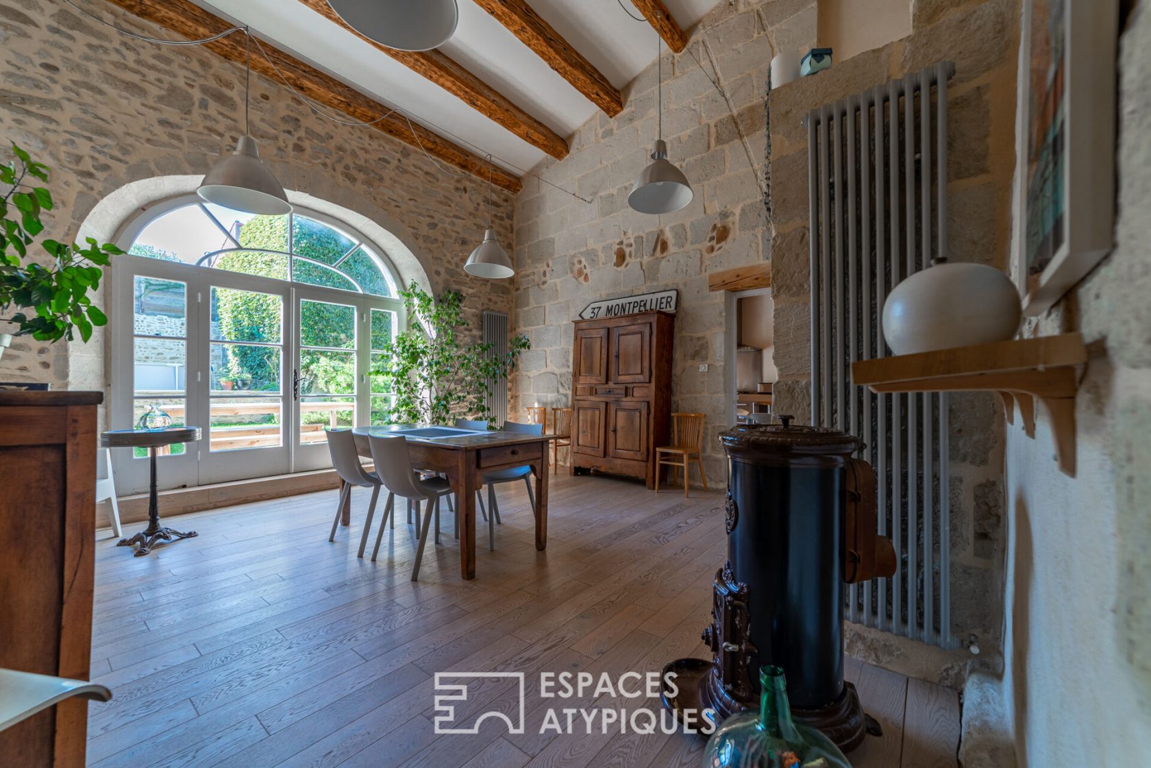 Renovated historic house with its intimate garden