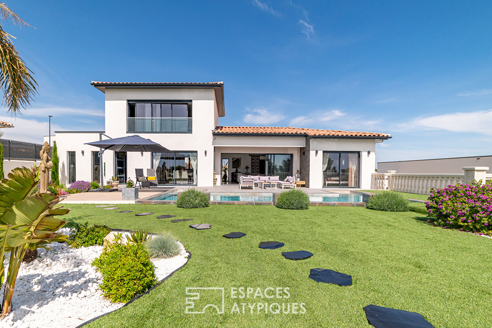 Villa contemporaine esprit zen