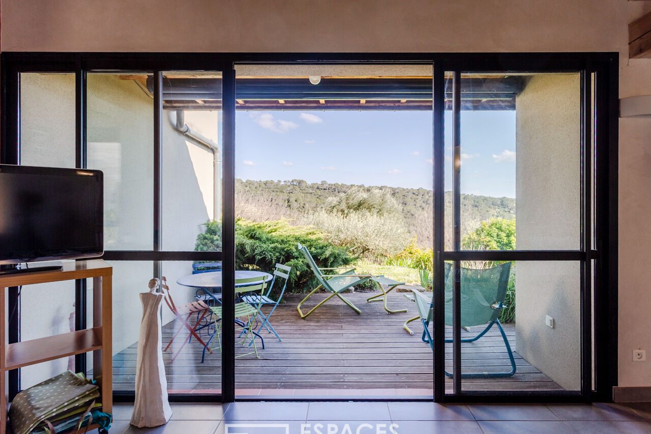 Uzès : une maison avec vue imprenable sur la nature