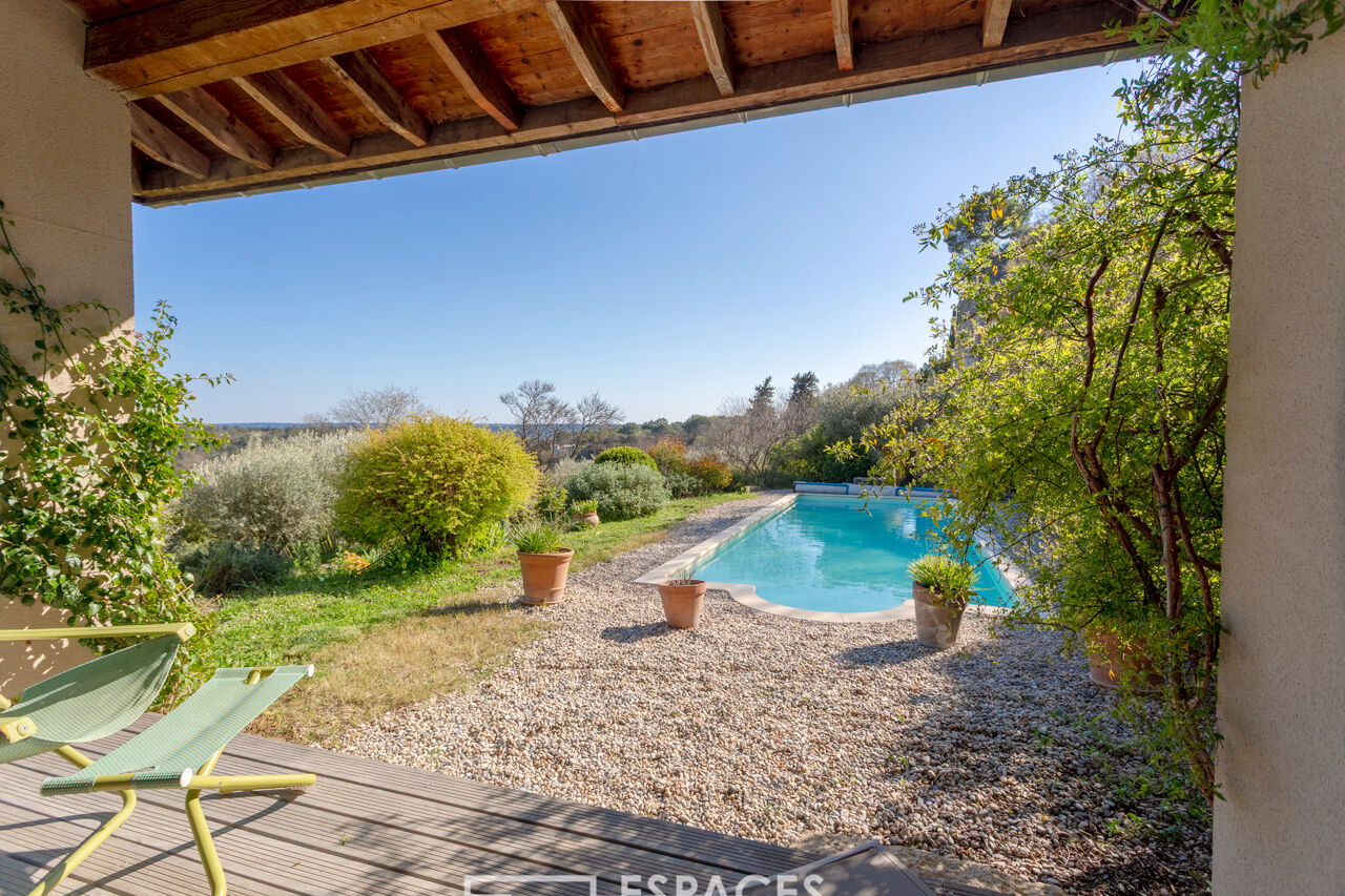 Uzès : une maison avec vue imprenable sur la nature