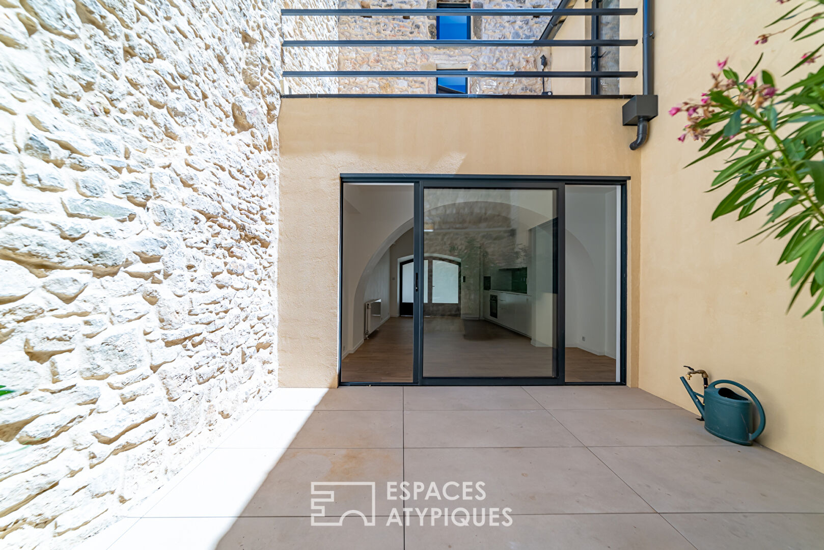 Singular contemporary village house
