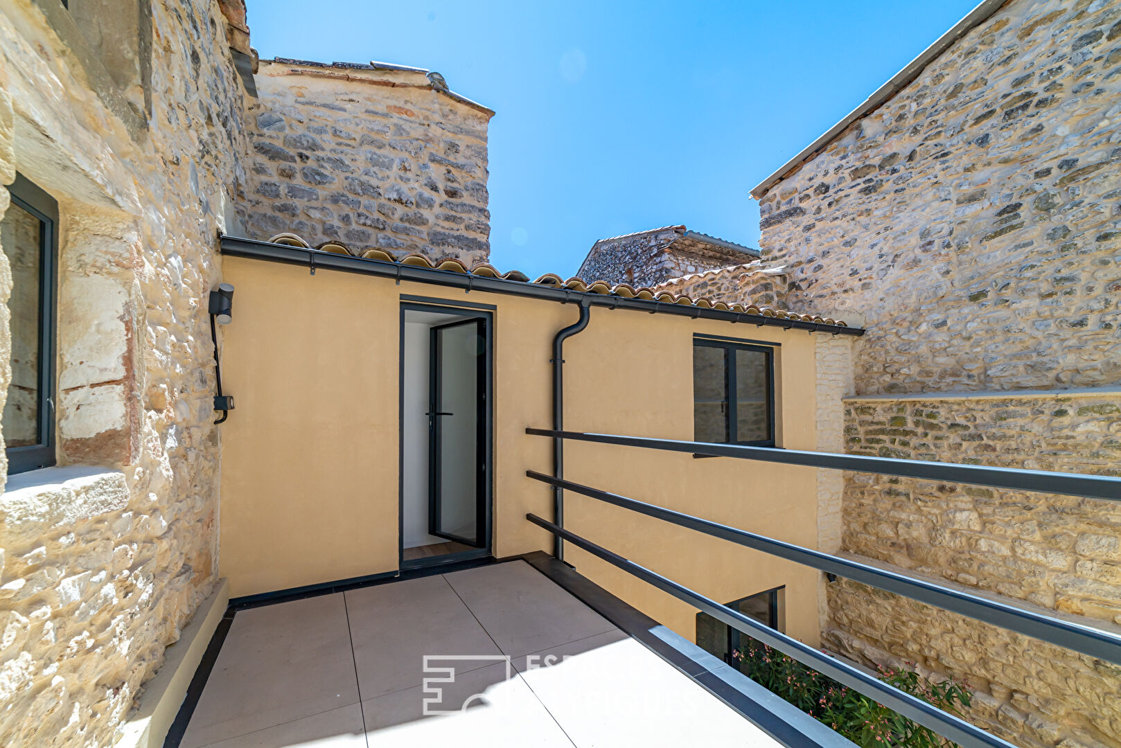 Singular contemporary village house
