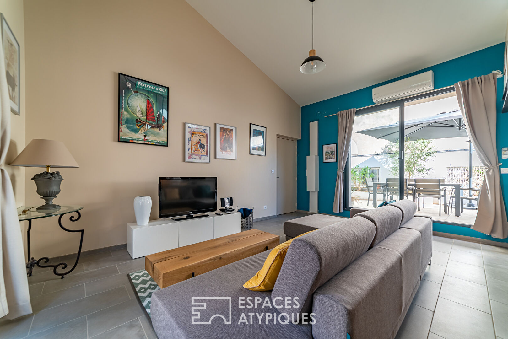 Loft in town with 2 terraces
