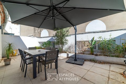 Loft in town with 2 terraces