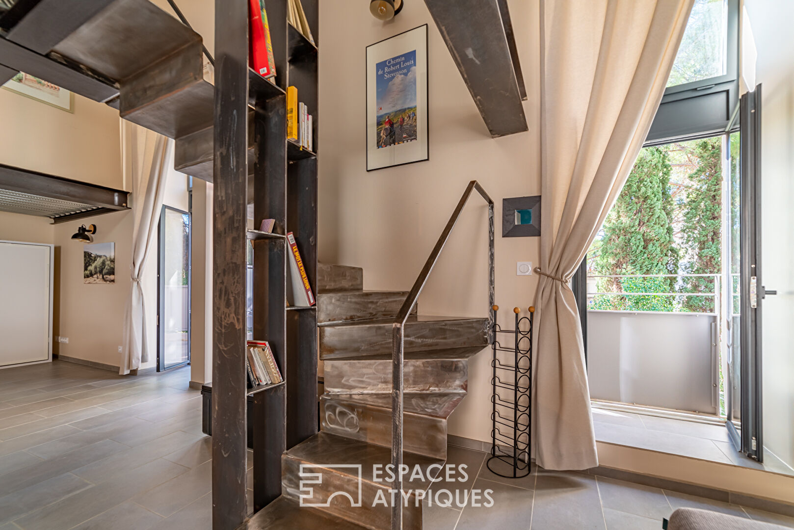 Loft in town with 2 terraces