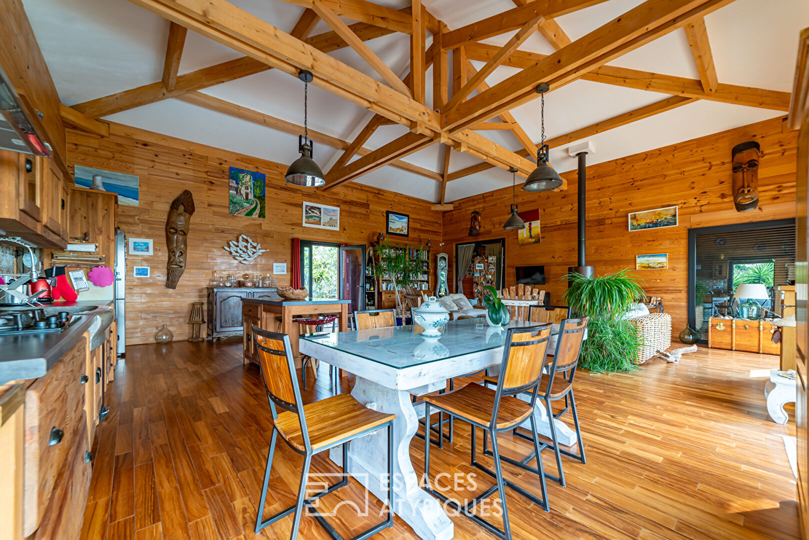 Exotic Timber Frame House