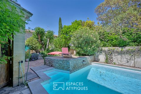 18th century farmhouse with swimming pool in the heart of the village
