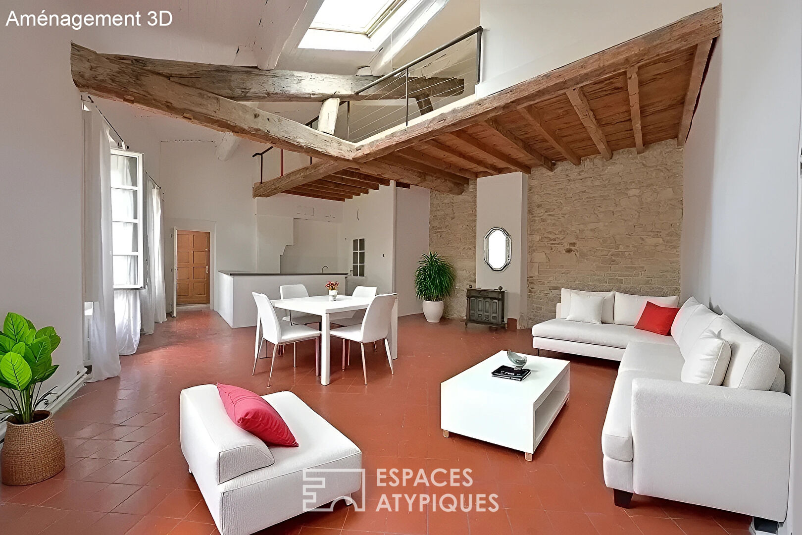 Appartement de caractère avec vue imprenable sur Nîmes