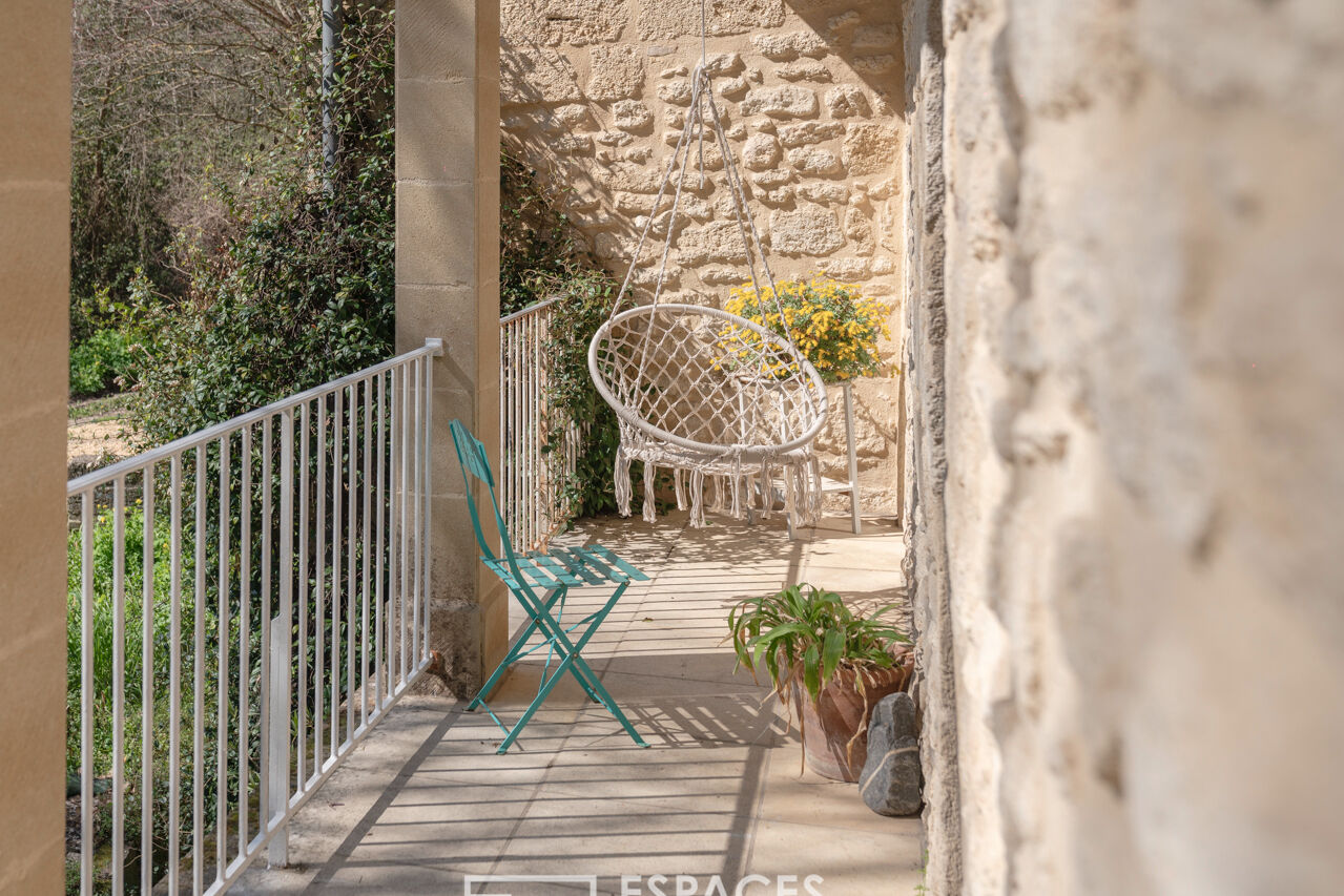 Ancien moulin réhabilité dans un cadre bucolique à Uzès