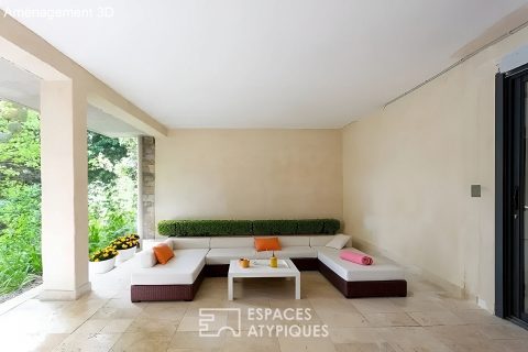 Spacious contemporary apartment with terrace and garage
