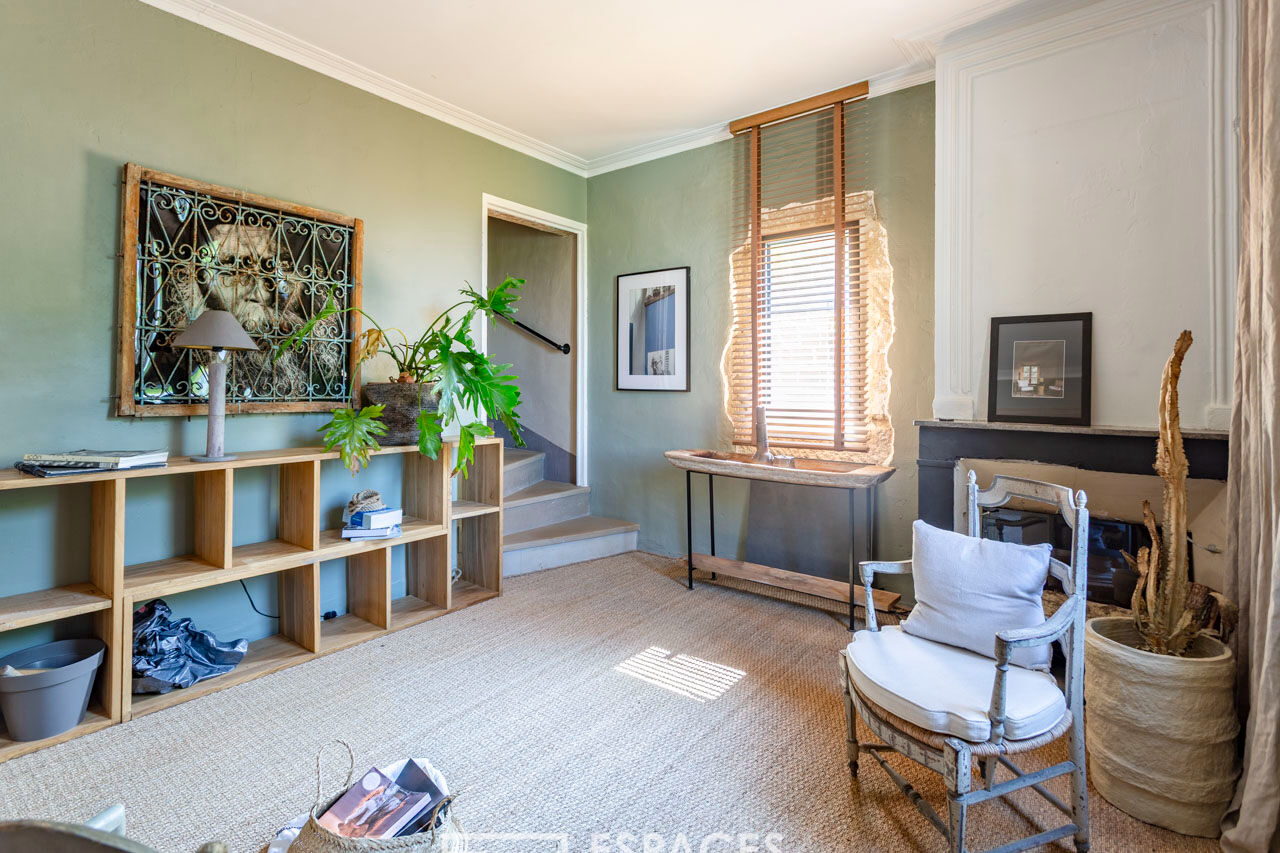 À vivre, à contempler : maison de village avec bassin proche Uzès