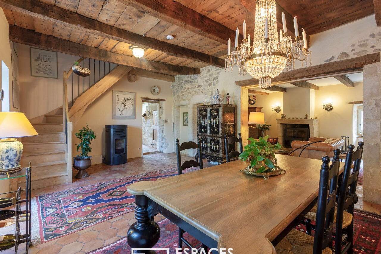 Superbe Mas de village rénové avec piscine