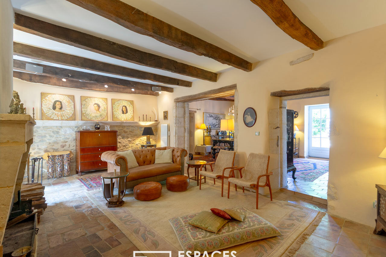 Superbe Mas de village rénové avec piscine