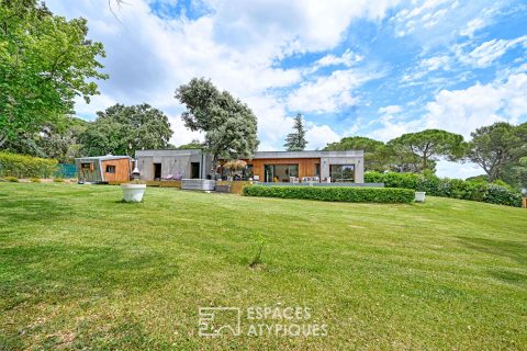 Sérénité absolue, villa de plain-pied avec piscine, spa et parc privé