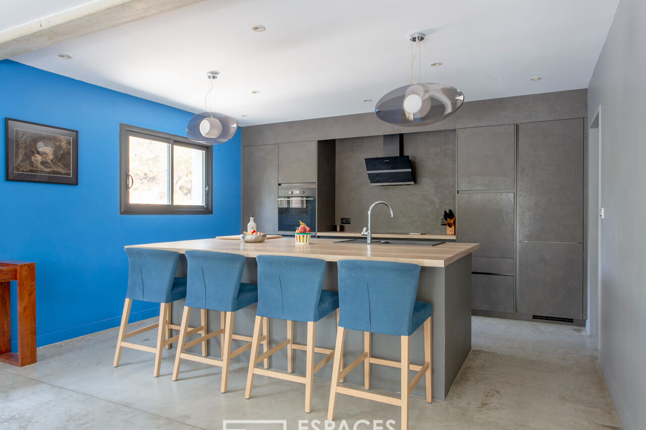 Maison contemporaine à l’orée de la pinède