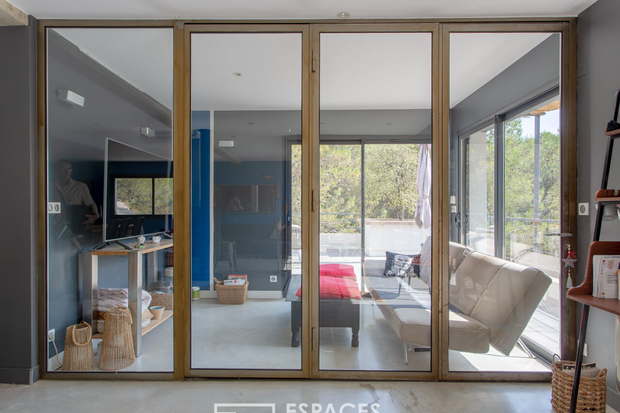 Maison contemporaine à l’orée de la pinède