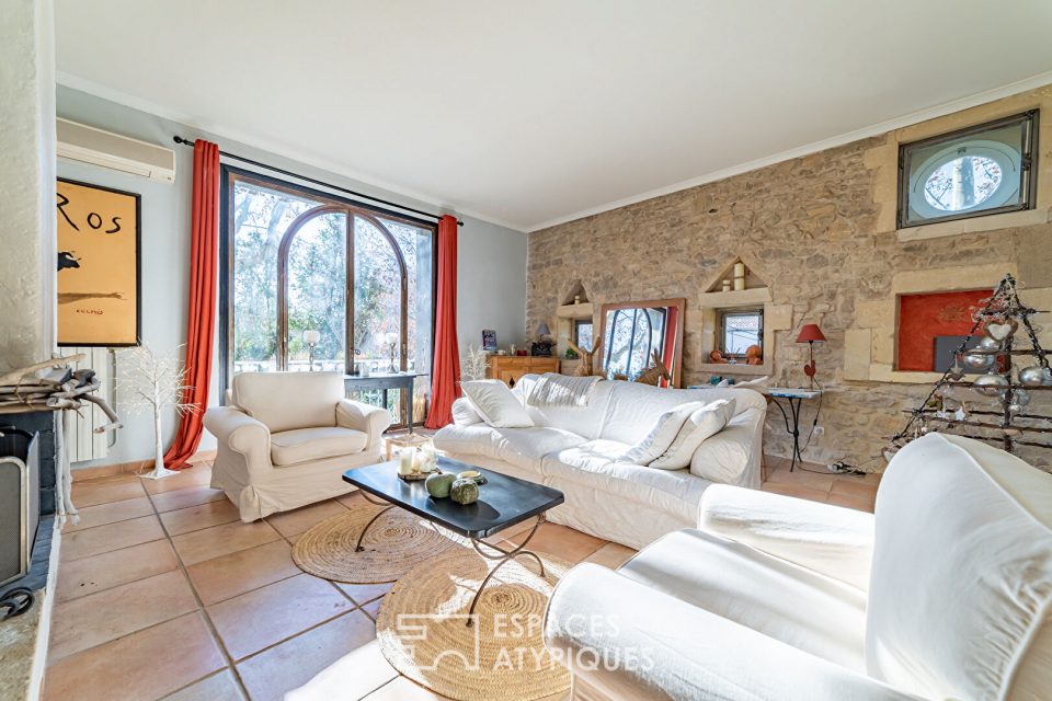 Appartement lumineux et son jardin