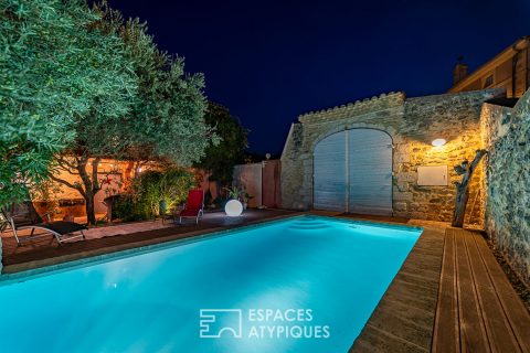 Maison de charme avec jardin et piscine à 7km d’Uzès