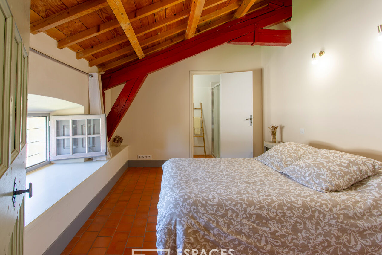 Apartment in a 12th century castle with swimming pool