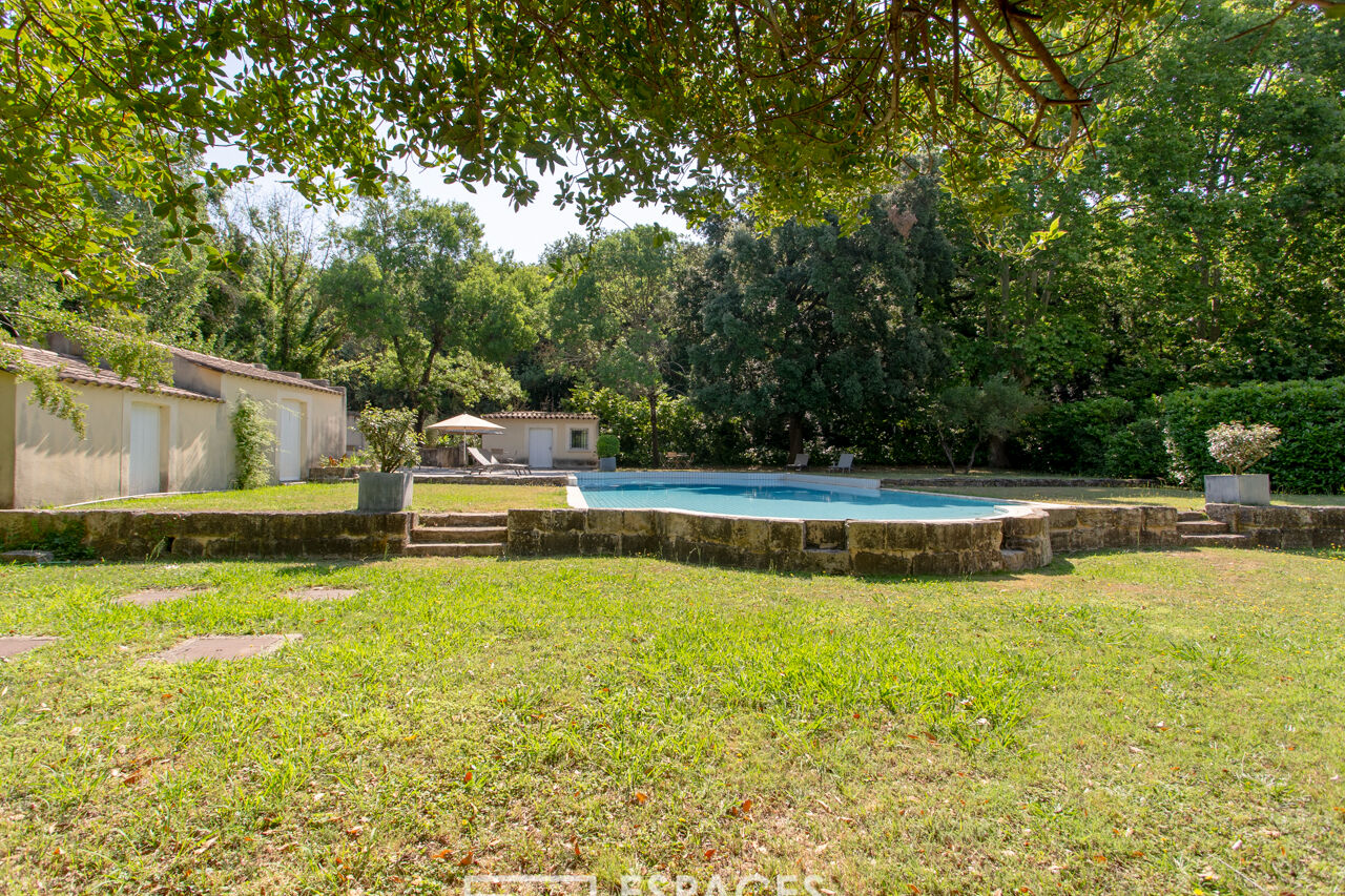 Apartment in a 12th century castle with swimming pool