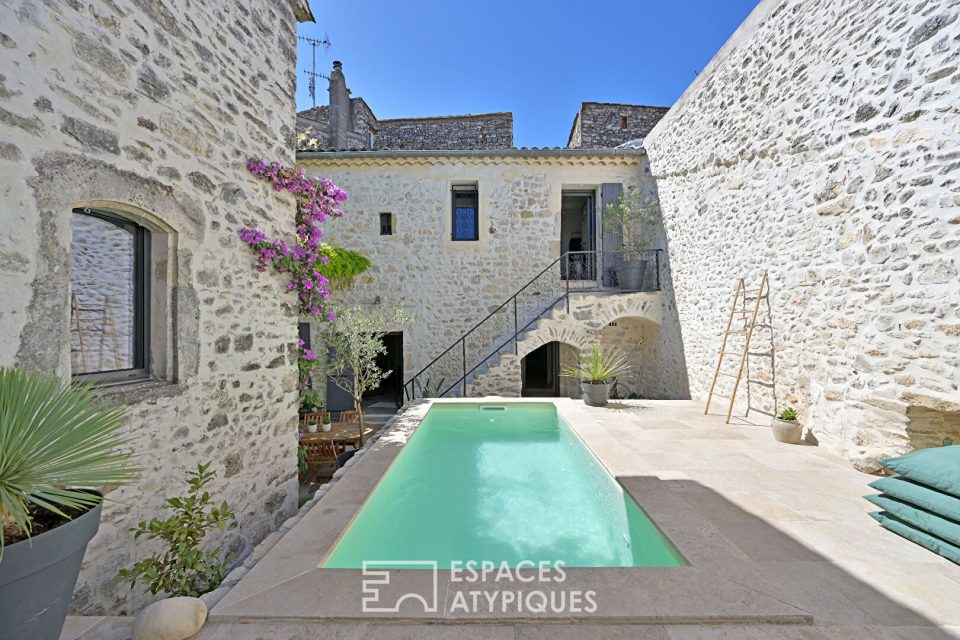 Maison de charme en pierre avec gîte indépendant à La Calmette