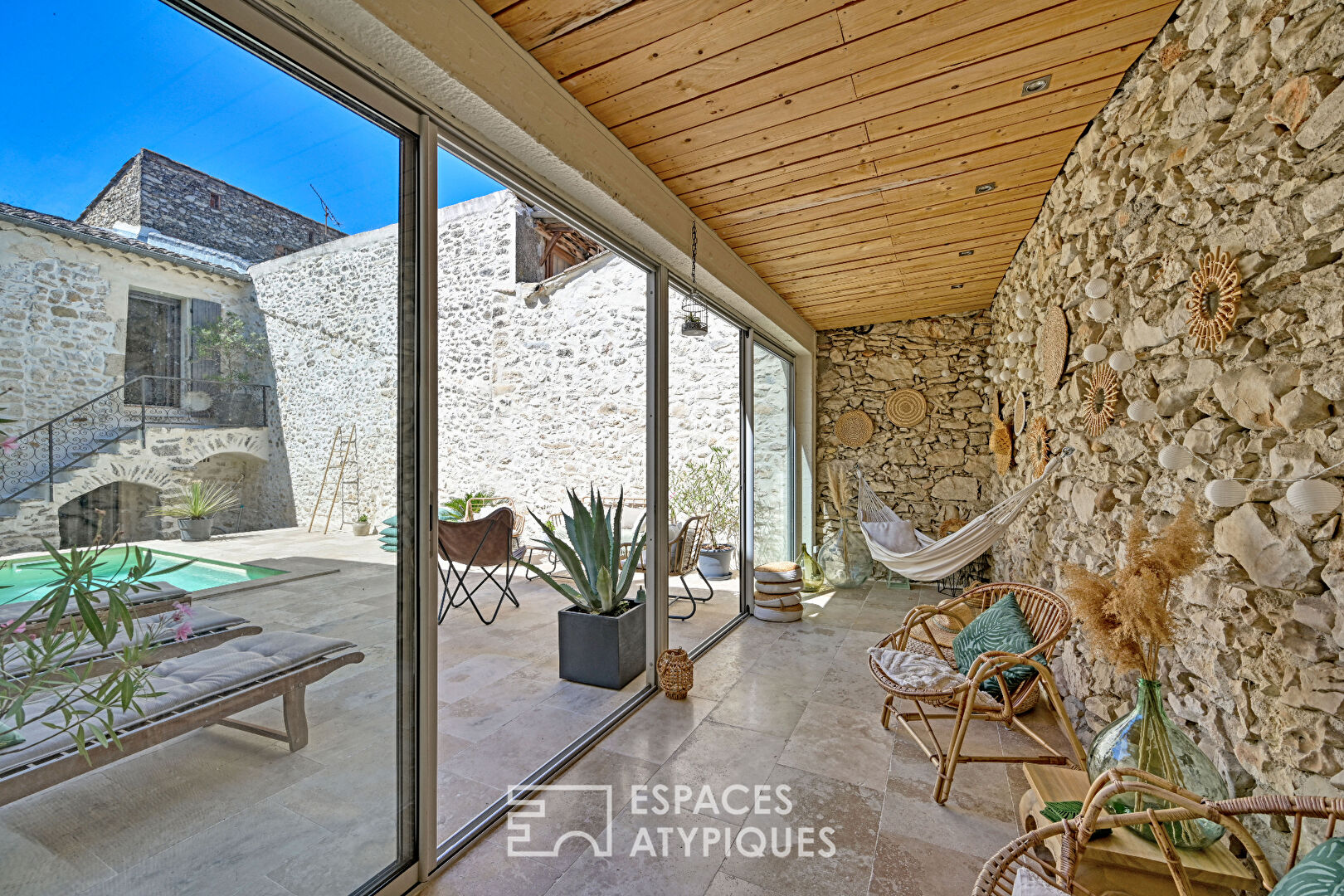 Maison de charme en pierre avec gîte indépendant