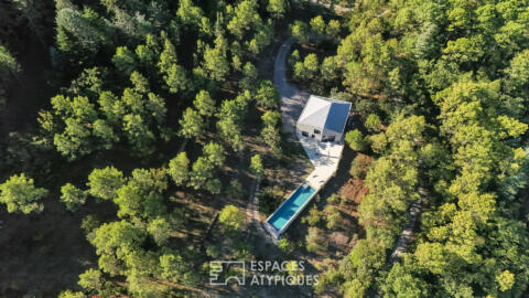 Architecture contemporaine et vue exceptionnelle