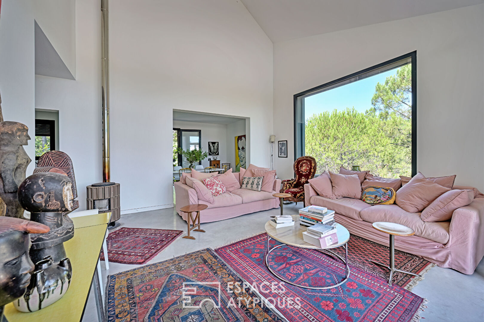 Contemporary architecture and exceptional view