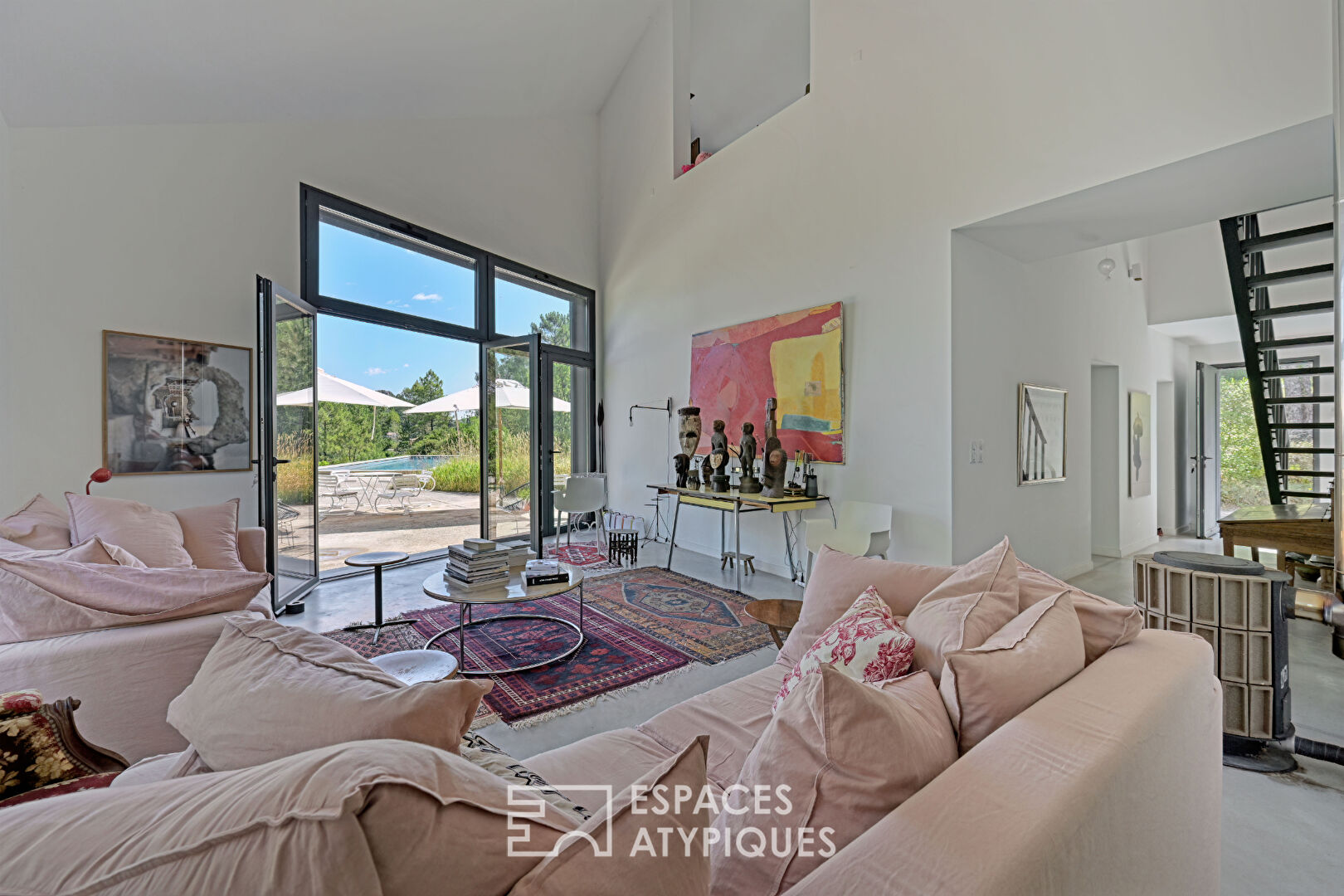 Contemporary architecture and exceptional view