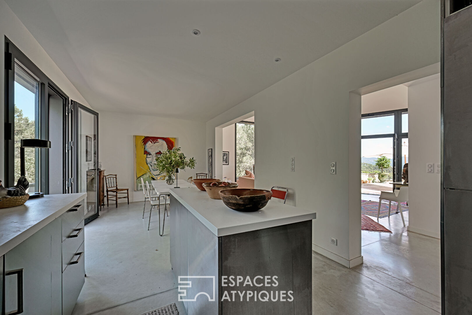 Contemporary architecture and exceptional view